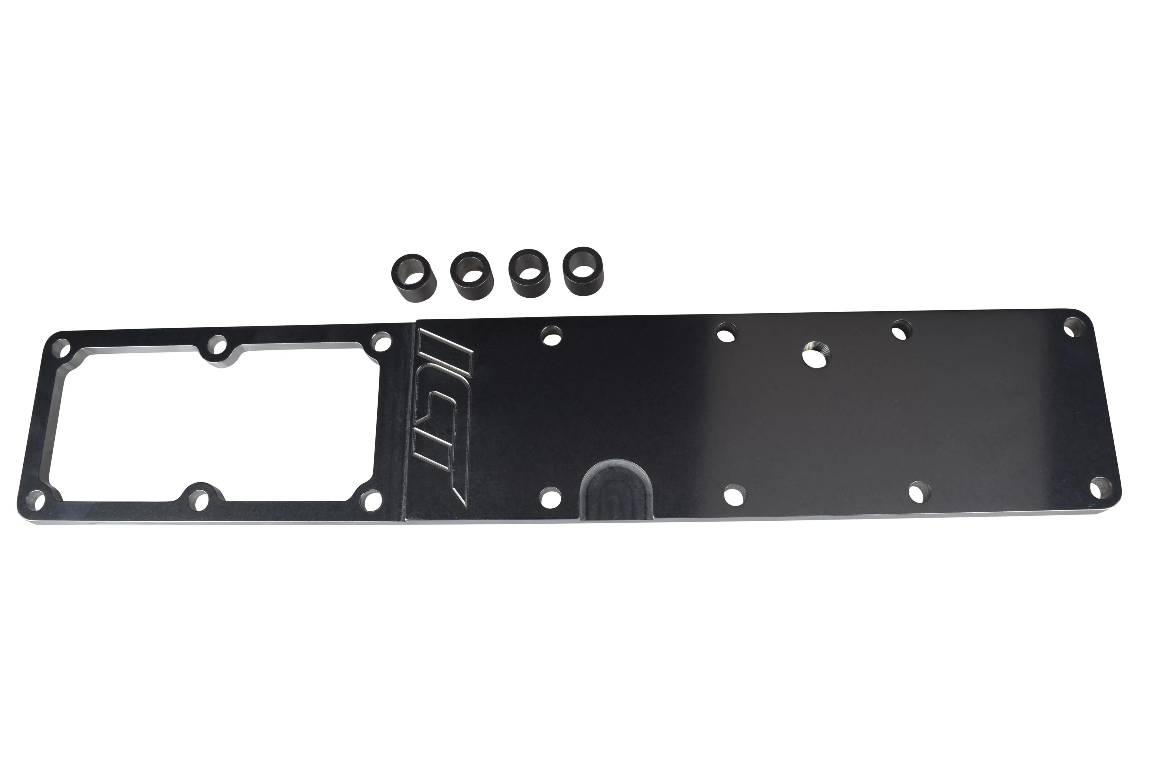 Billet High Flow - Intake Manifold / Plenum Plate Fitting with (6.7L Cummins) Grid Heater Delete