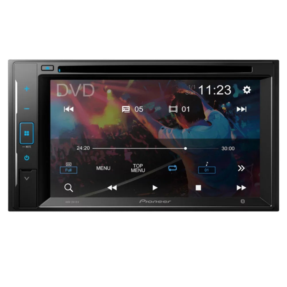 KIT395 Bundle with Pioneer Multimedia DVD Car Stereo and Installation Kit - for 2004-2008 Ford F-150 /Bluetooth Touchscreen Radio - Backup Camera, Double Din Mounting Kit