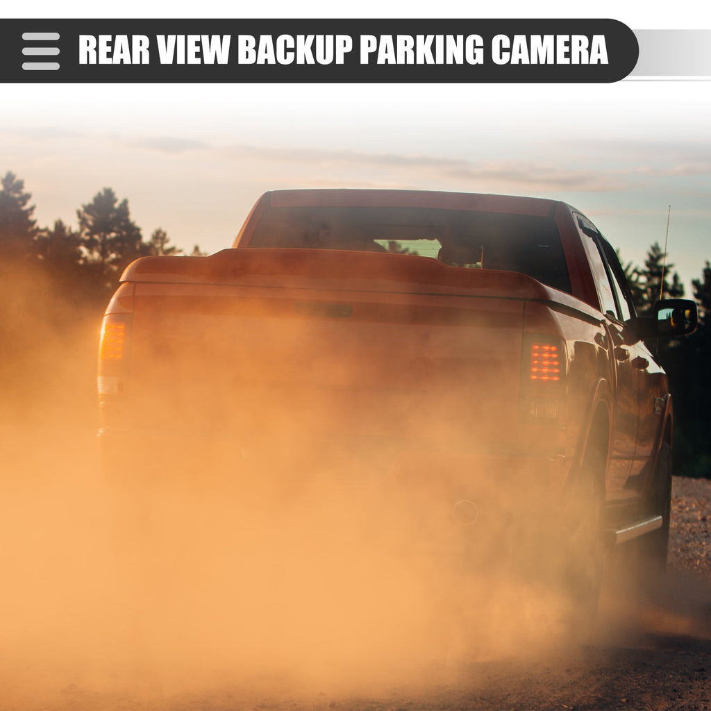 Unique Bargains Rear View Parking Assist Camera for Dodge 1500 2010 Plastic Glass Black