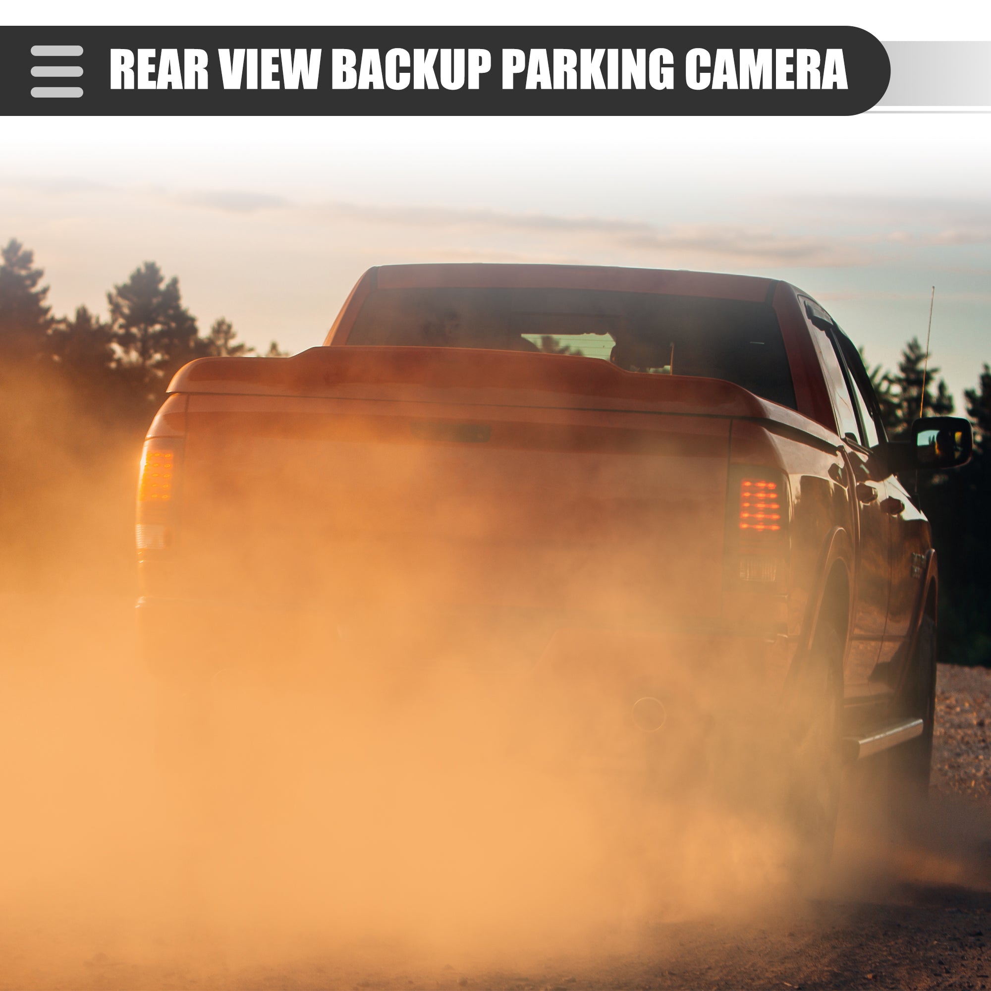 Unique Bargains Rear View Parking Assist Camera for Dodge 1500 2010 Plastic Glass Black