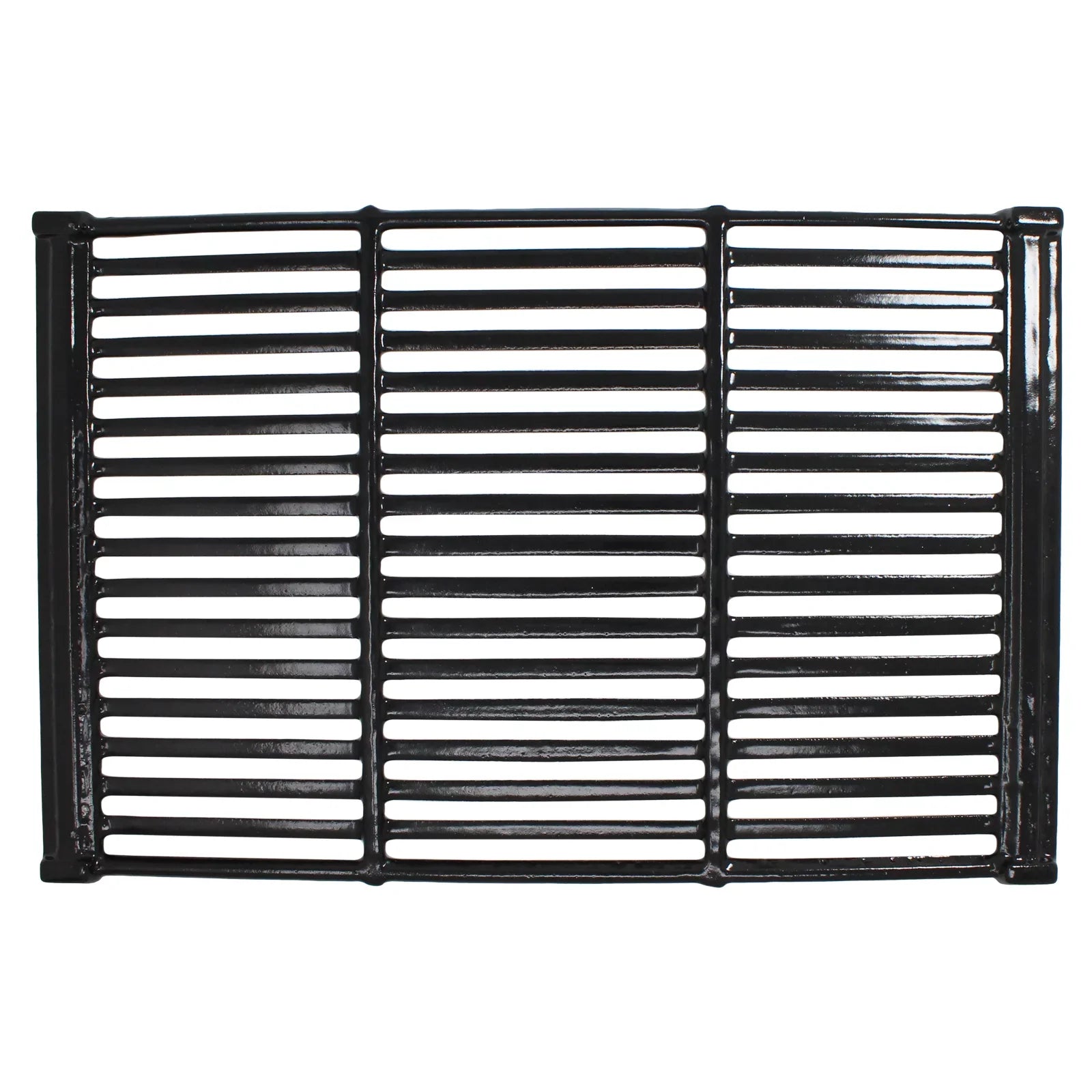 2 BBQ Grill Cooking Grates & 3 Heat Shield Plate Tent Replacement Parts for Charmglow 810-6320-B - Suitable Barbeque Porcelain Enameled Cast Iron Grid 19" & Flame Tamer, Flavorizer Bar