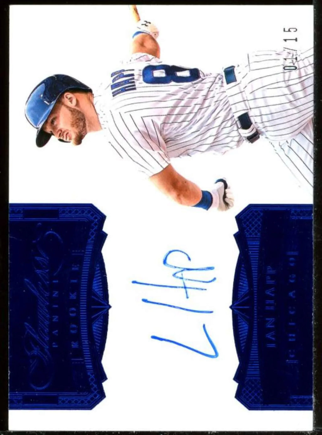Ian Happ Card 2017 Panini Flawless Rookie Signatures Sapphire #22 /15