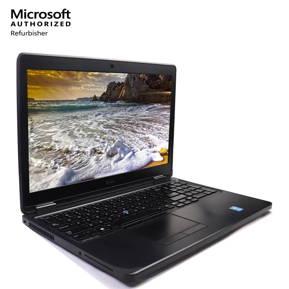 Restored Laptop Notebook E5550 15.6" For Business, Windows 10 Professional 8GB 512GB SSD with HDMI Backlit Keyboard and Wi-Fi - Laptop PC (Refurbished)