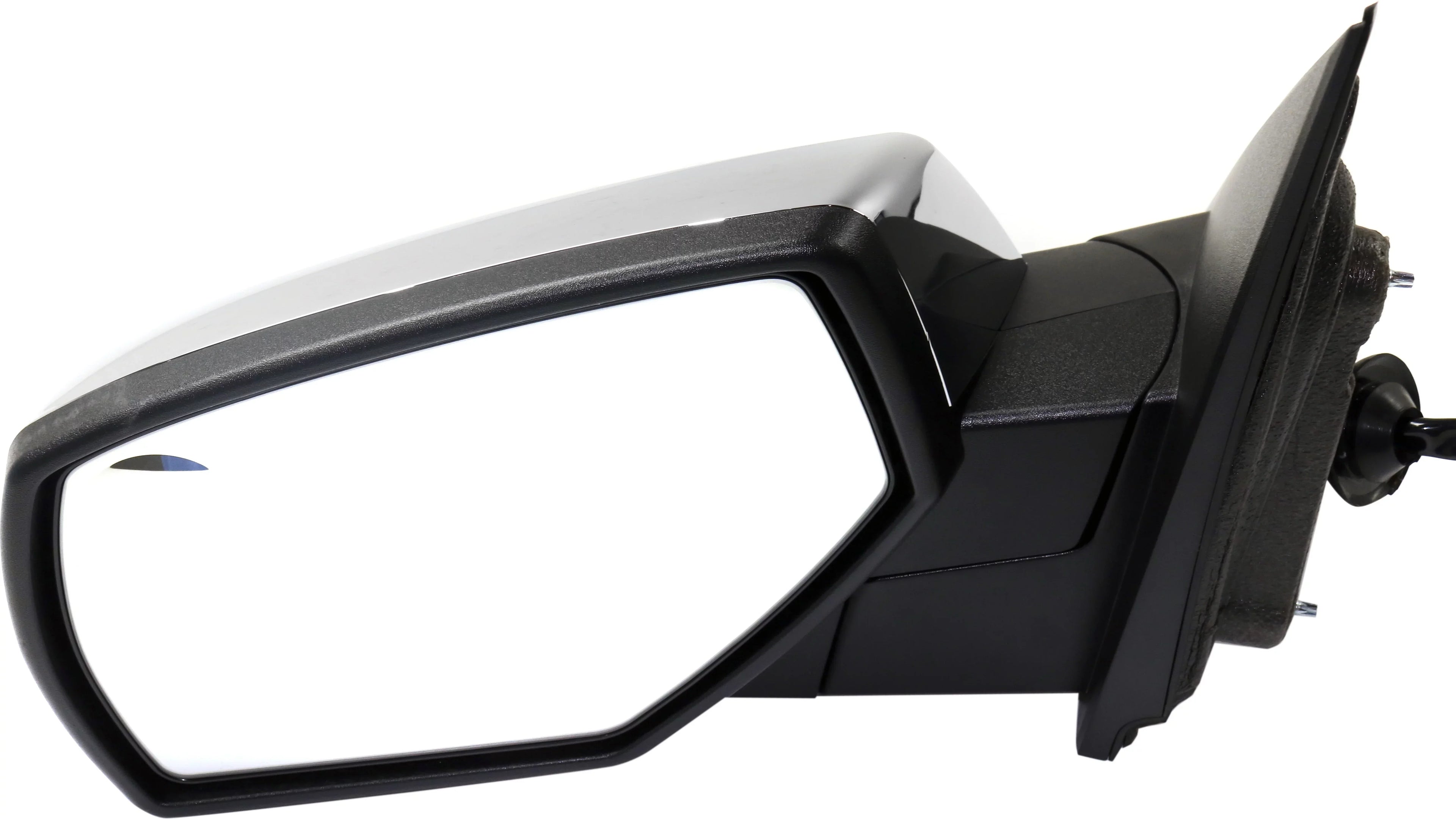 Mirror Suitable With 2015-2018 GMC Sierra 2500 HD Chevrolet Silverado 3500 Left Driver Side Heated Chrome Kool-Vue