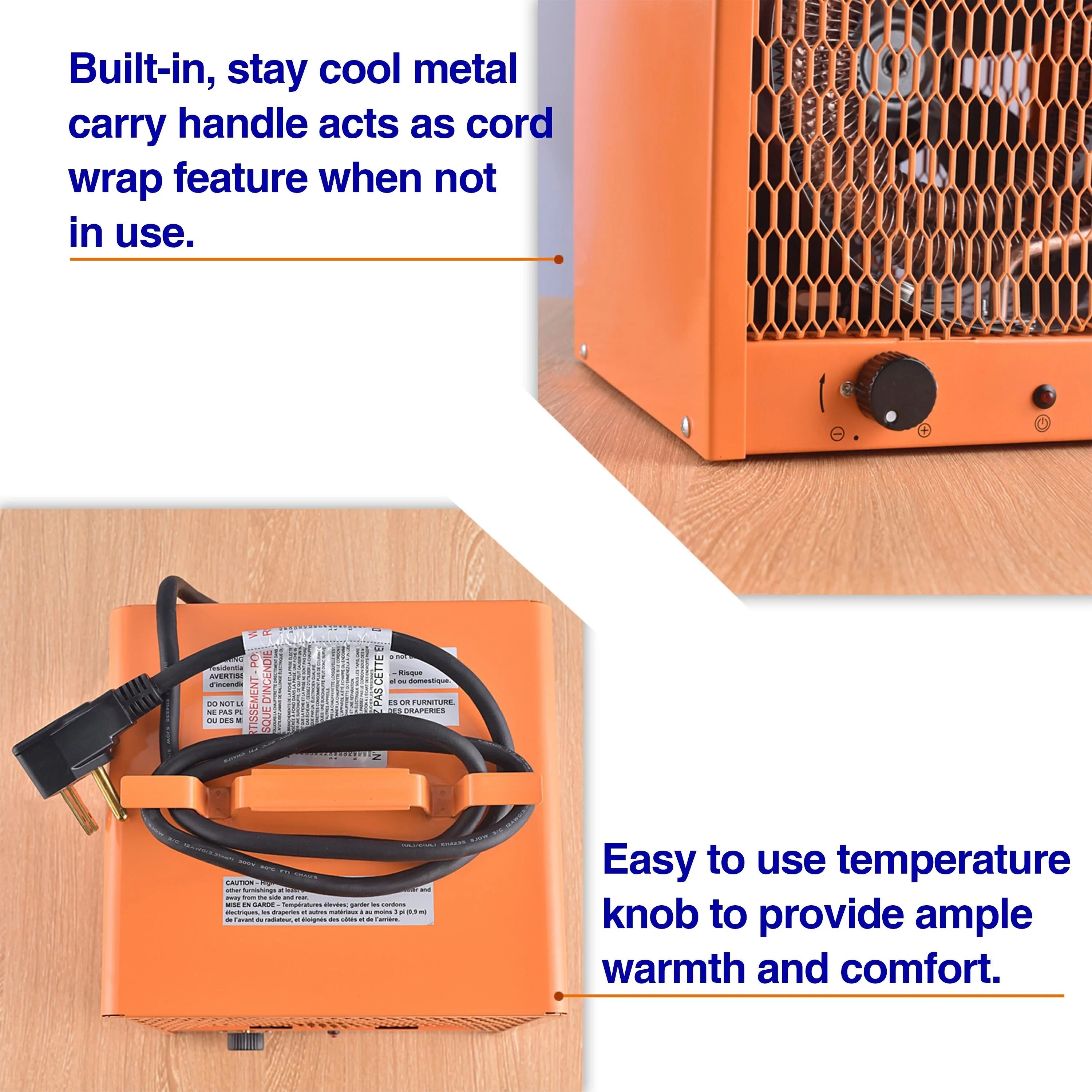 Aain Fan Forced Heater, the Plug NEMA#6-30R,Industrial 4800 Watt , 240 Volt/60 Hz,3 Phase