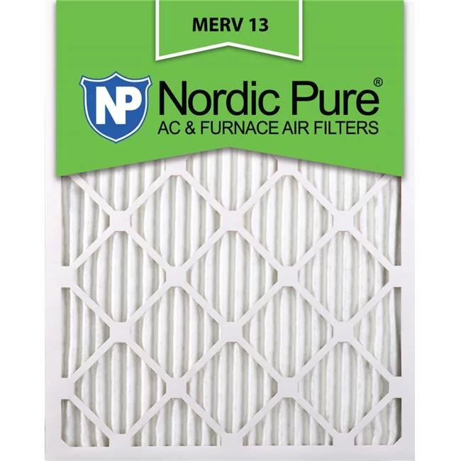 Nordic Pure 22-1-4x25x1ExactCustomM13-6 Exact MERV 13 AC Furnace Filters, 22.25 x 25 x 1 in. - Pack of 6