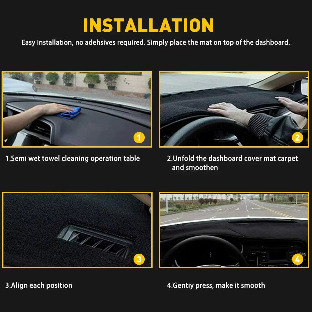 Dashboard Pad Dash Protection Mat Fit For 2004-2008 Ford F150