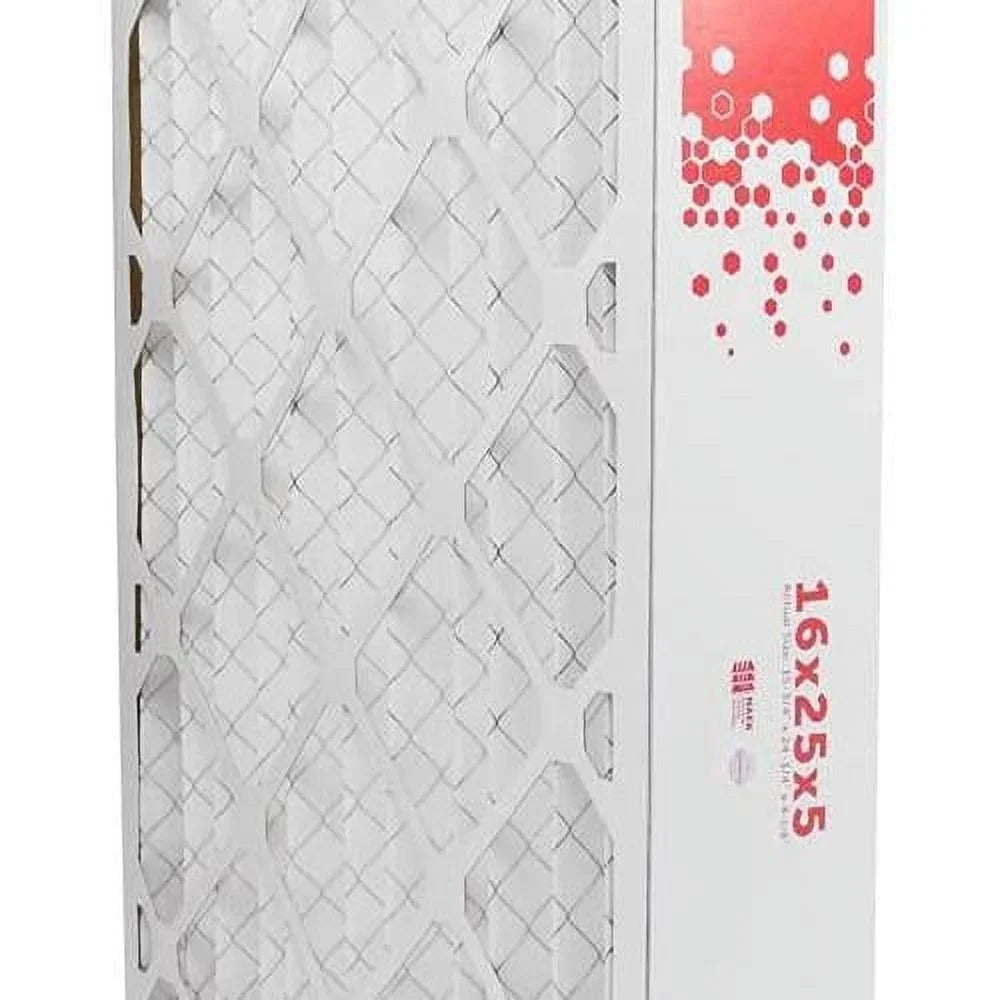 16X25x5 MERV 8 HVAC AC Furnace Air Filter Replacement For X0583 X6670 X6672, Dust 2-Pack, Made In The