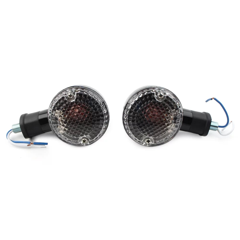 BFY 1Pair Motorcycle Turn Signal Lamp Amber Indicator Blinker Light w/ Clear Wrap for Yamaha Bolt XVS950 2014 2015 2016 2017 2018