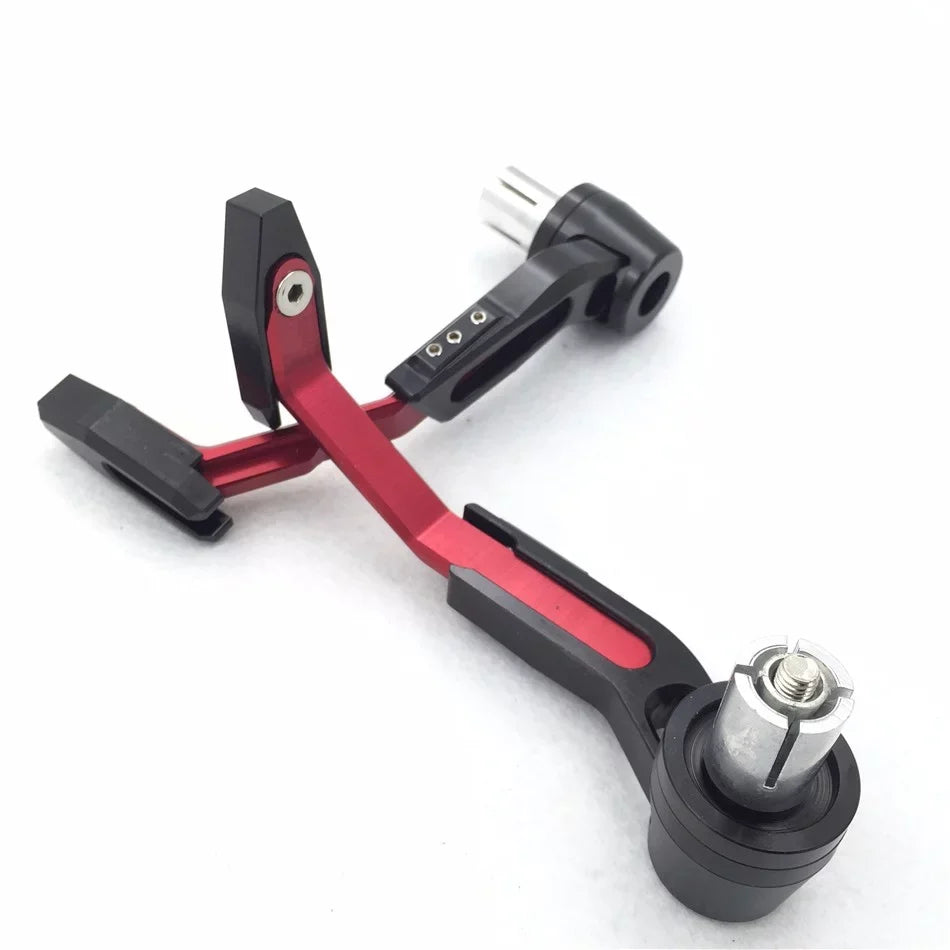 HTT-MOTOR Motorcycle Adjustable Angel Length Red Black Total CNC 22mm Protector Proguard Pro Brake Clutch Levers Protect Guard For Suzuki GSX GSXR Hayabusa RM DR Kawasaki Ninja Aprilia Climber