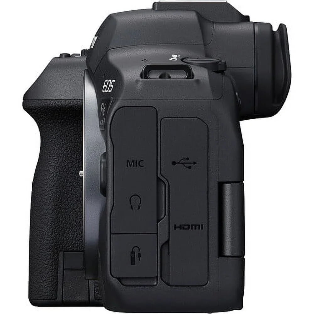Canon EOS R6 Mark II Mirrorless Camera (5666C002) + Canon RF 24-70mm Lens + 64GB Memory Card + Case + l Photo Software + 2 x LPE6 Battery + External Charger + Card Reader + More
