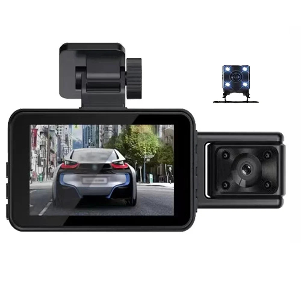 Dcenta Dash Cam Parking Clear Car Rearview Mirror Car Video Recording Camcorder Wide Angle Car Camera Recorder WIFI Interconnection Auto Safety Driving Recorder