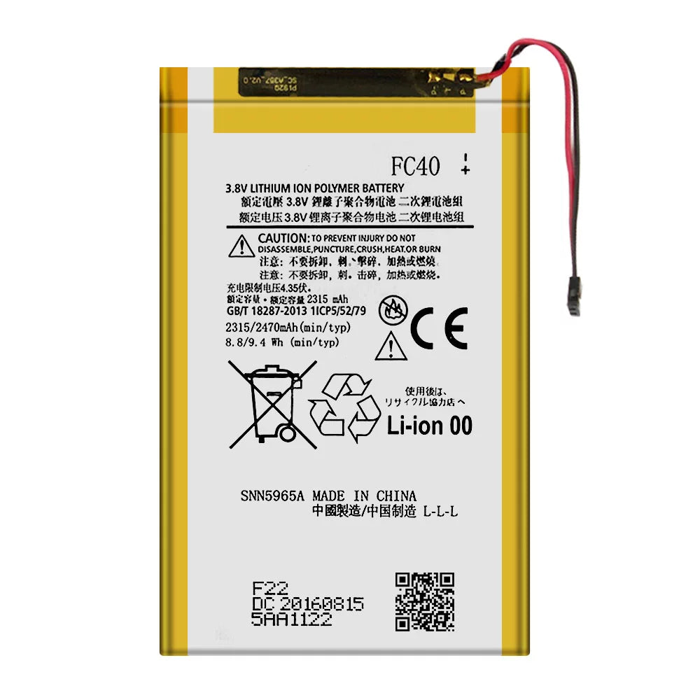Replacement Battery FC40 SNN5965A For Motorola Moto G3 2015 3rd XT1550 XT1552 XT1557 TOOL