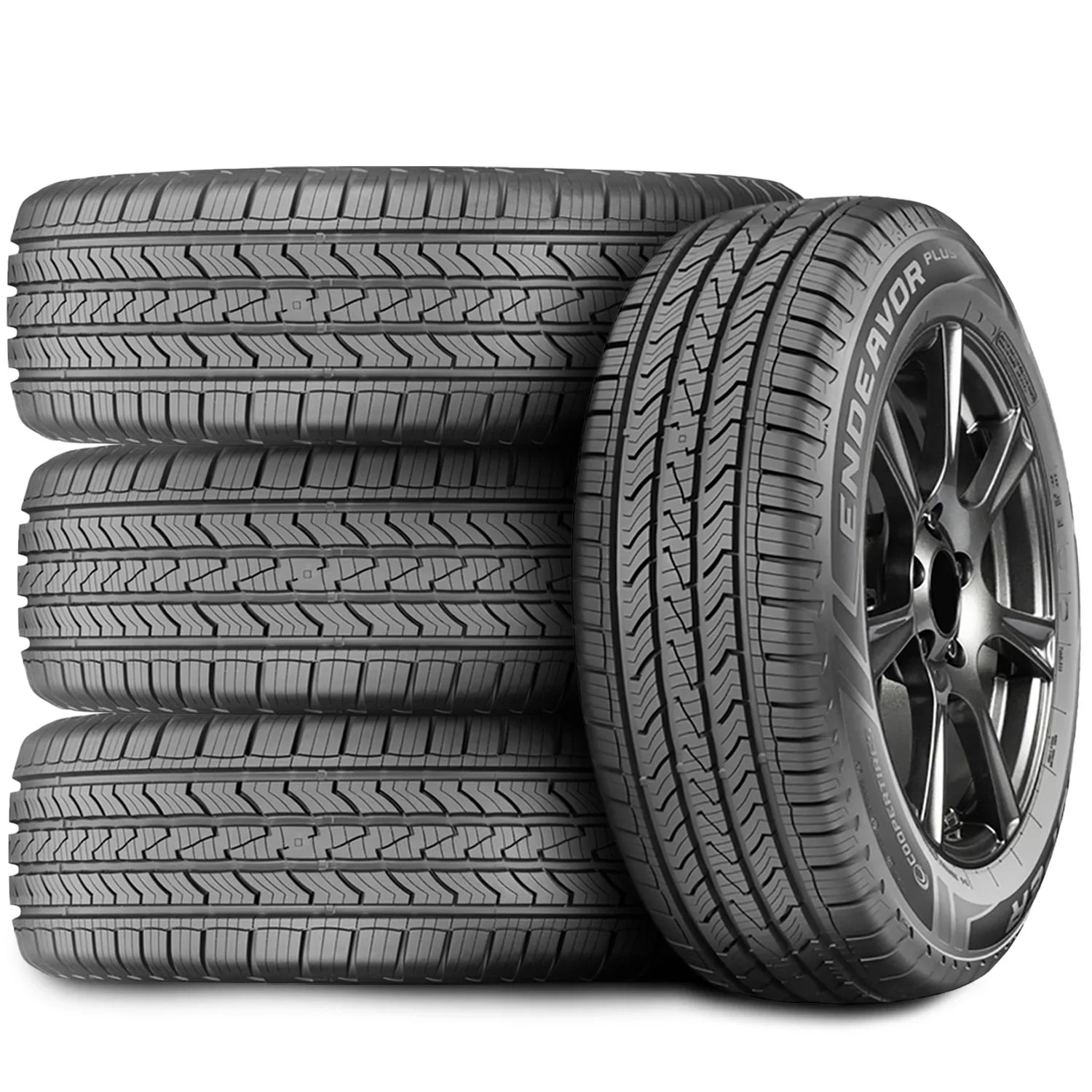 Set of 4 (FOUR) Cooper Endeavor Plus 275/60R20 115H AS A/S All Season Tires Fits: 2016 Ram 1500 HFE, 2021-22 Ram 1500 Limited Longhorn