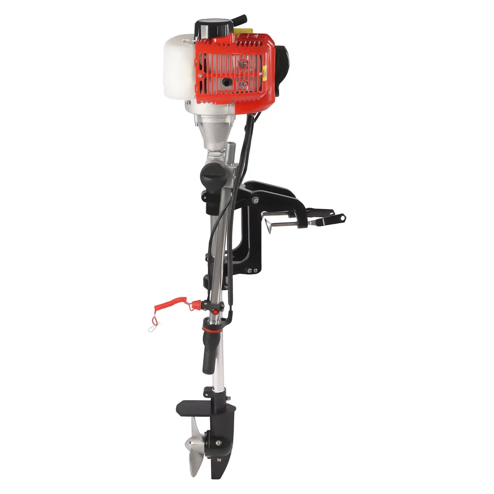 2-Stroke 2.3HP 52CC Outboard Ship Motor Engine Pull Starter w/Air Cooling System