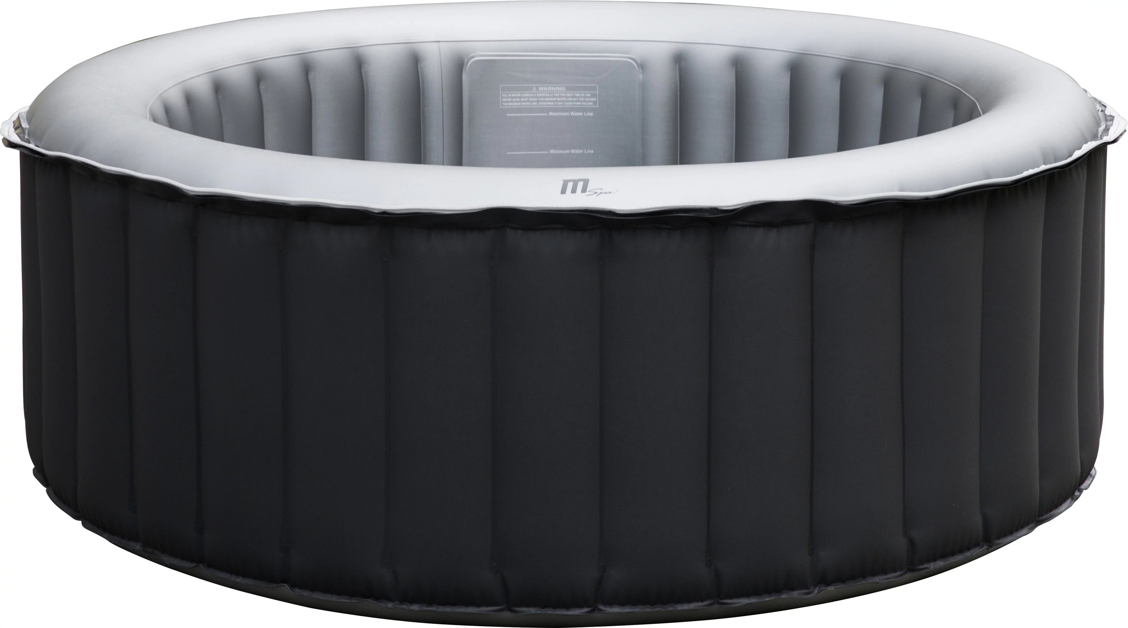 Mspa Silver Cloud, Delight Series, Inflatable Hot Tub & Spa, 118 Jets, 700w Massage Air Blower, 1350w Water Heater, One Piece Easy Install, Round, 2+2 Persons