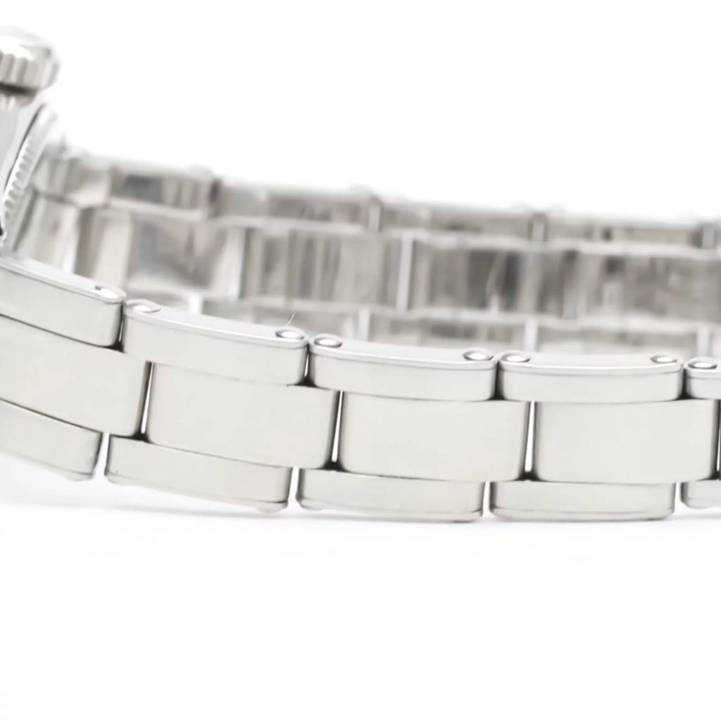 Authenticated Used Vintage ROLEX Precision White Gold Steel Hand-Winding Mens Watch 6525 BF551892