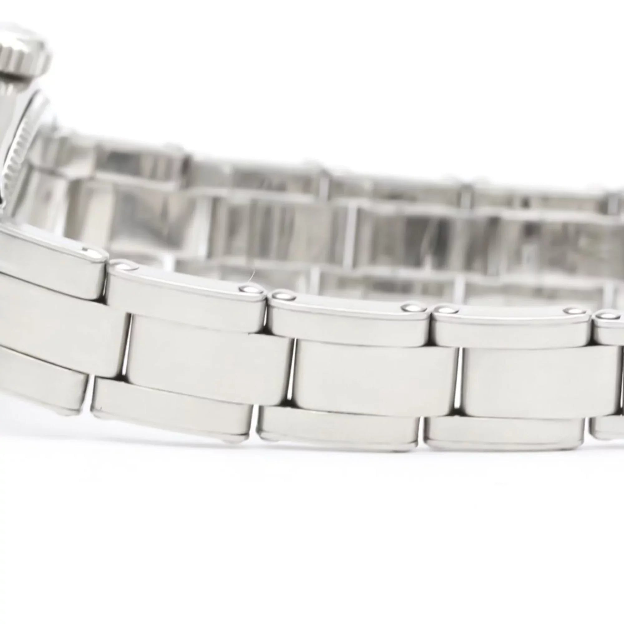 Authenticated Used Vintage ROLEX Precision White Gold Steel Hand-Winding Mens Watch 6525 BF551892