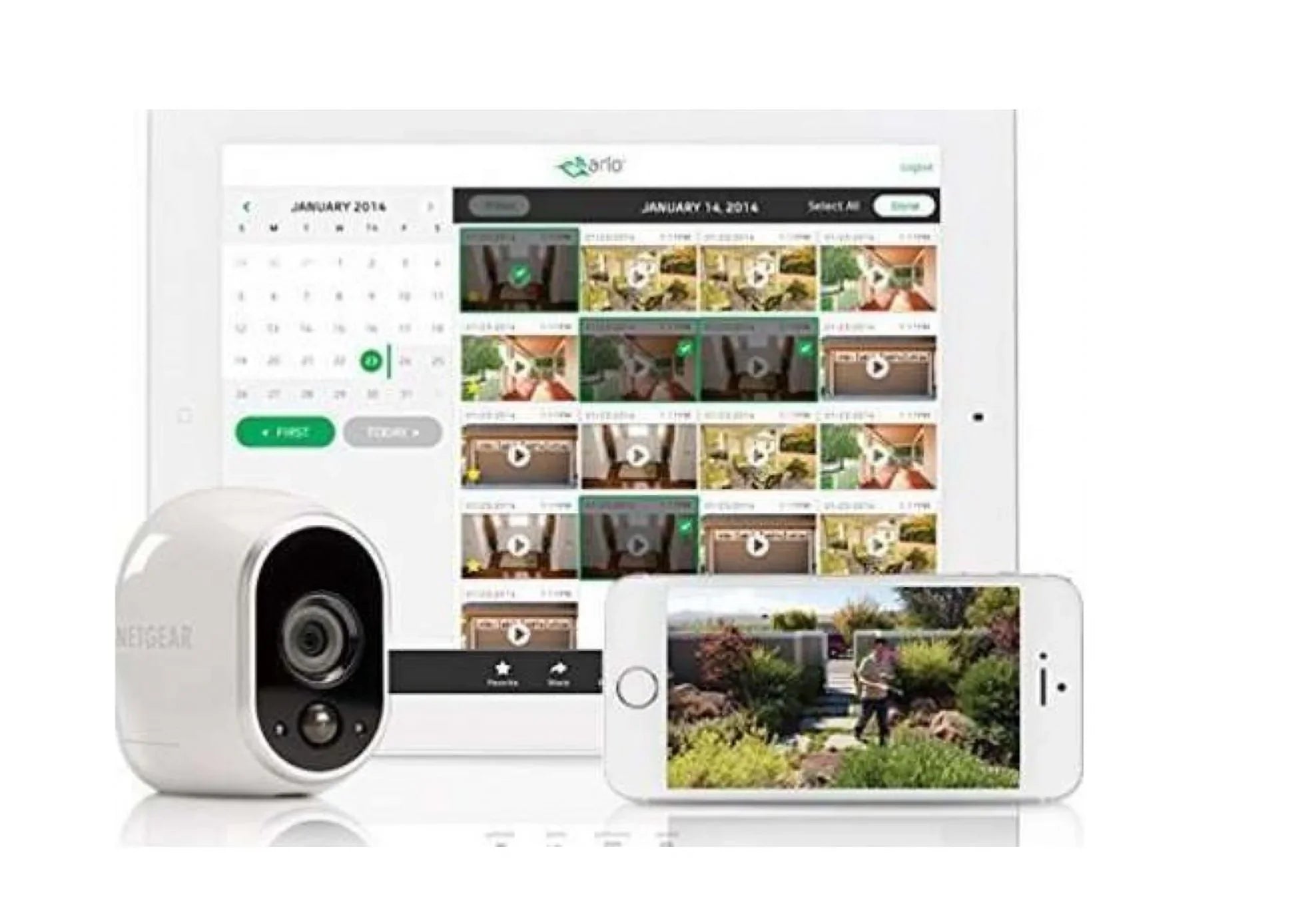 Open Box Arlo Add-on HD Security Camera VMC3030-100EUS - WHITE