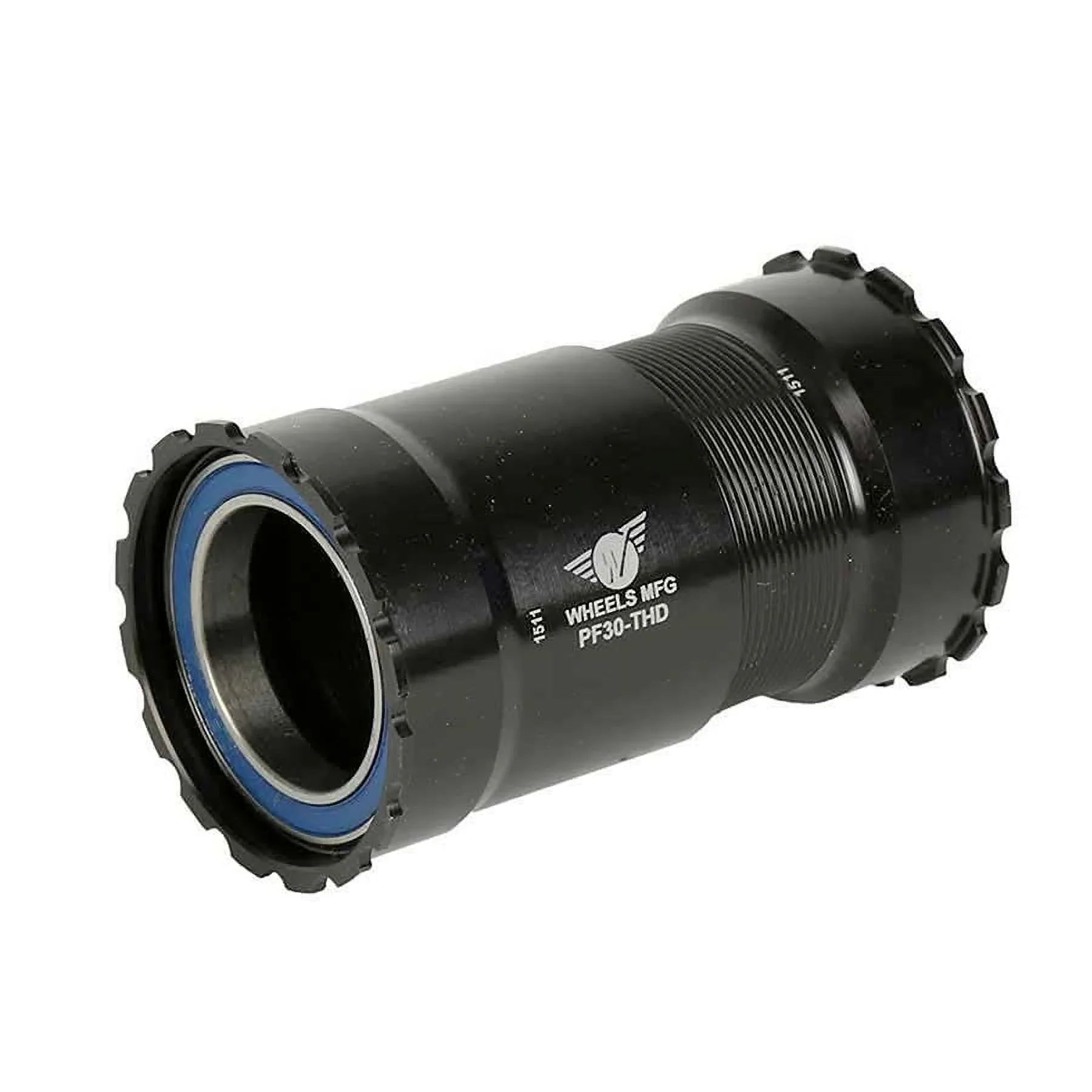 Wheels Manufacturing PF30 Bottom Bracket with Angular Contact Bearings: Threaded