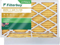 Filterbuy 8x20x4 MERV 11 Pleated HVAC AC Furnace Air Filters (2-Pack)