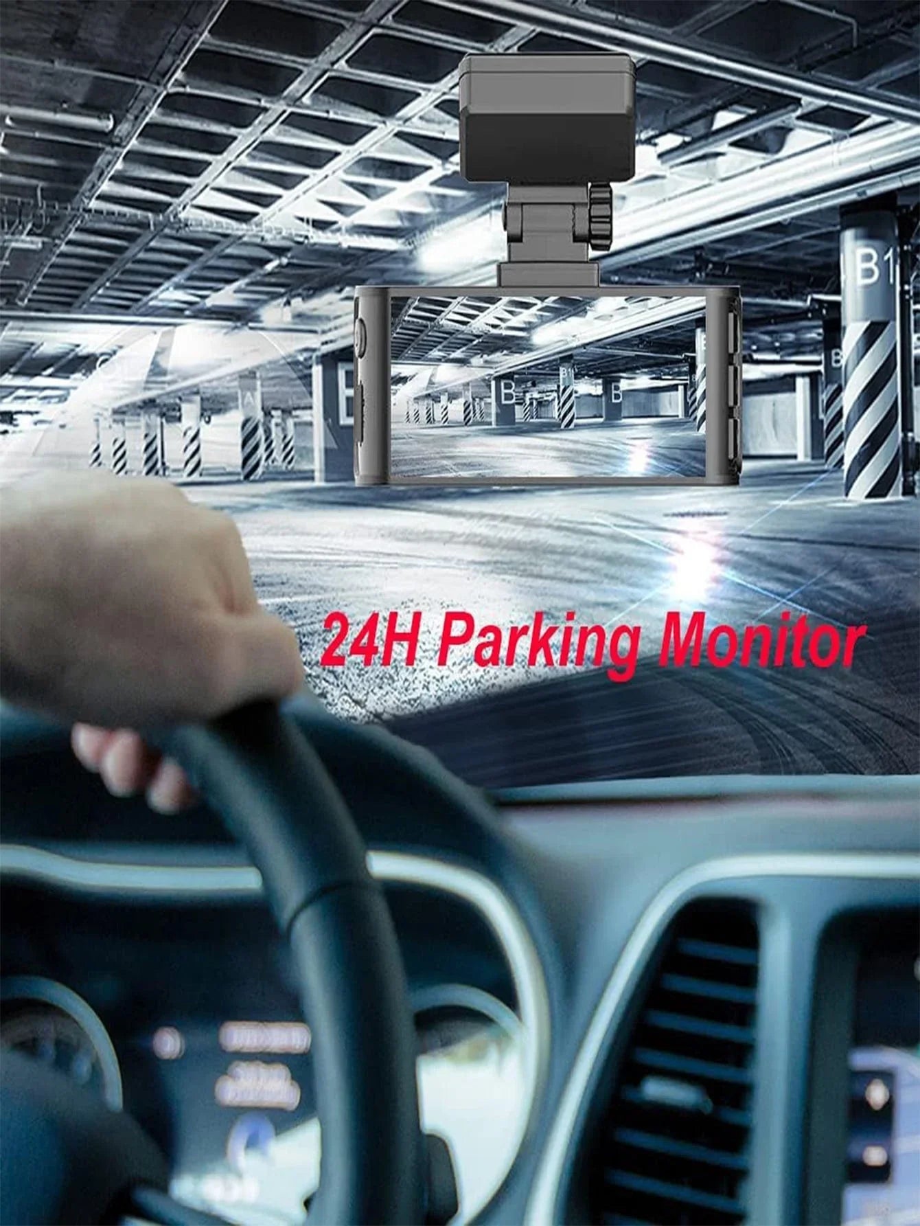 4K Dash Cam with Wi-Fi, GPS Front Camera, and Type-C Hardwire Kit