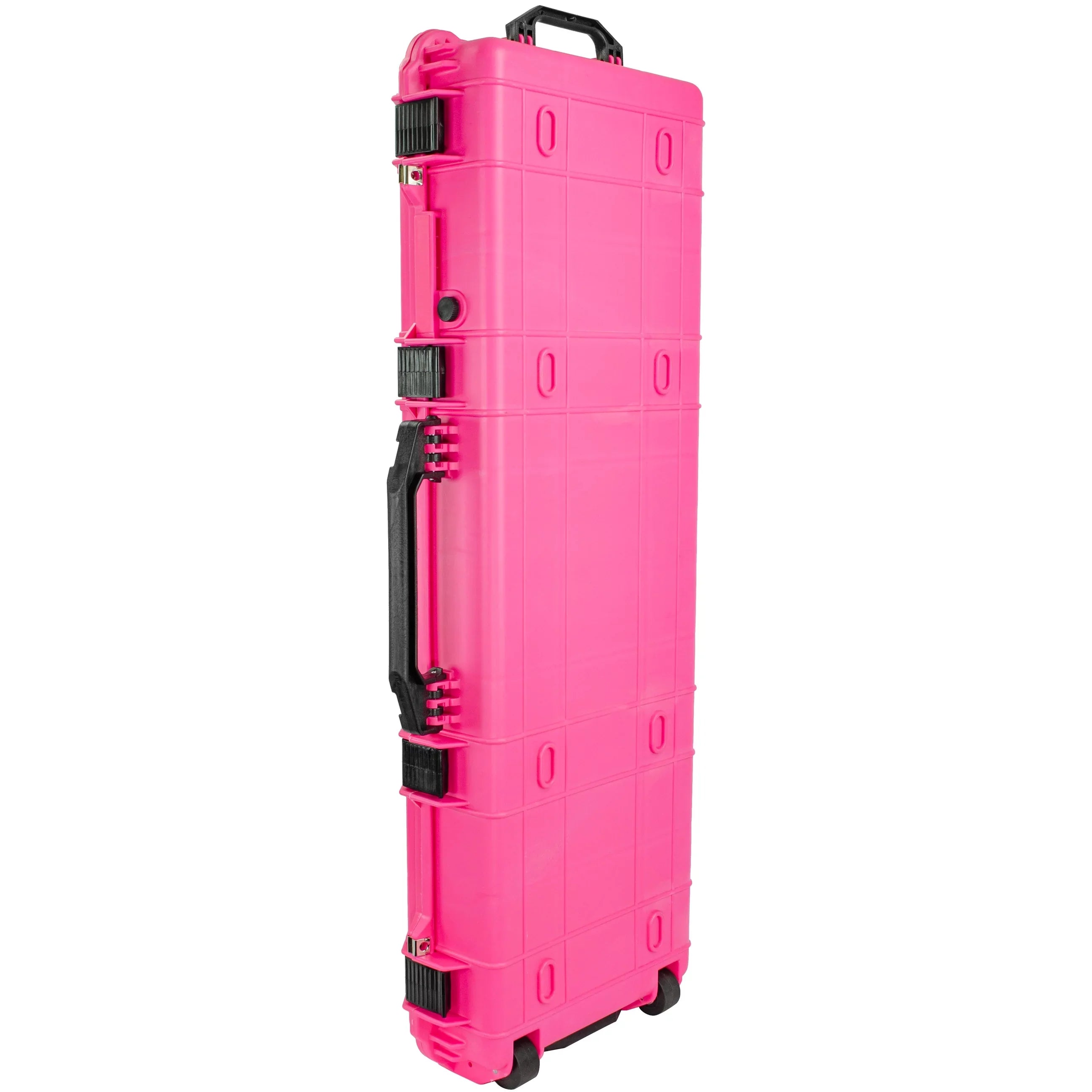 Eylar 44 inch Roller Rifle Hard Case with Foam Waterproof & Crushproof Pink