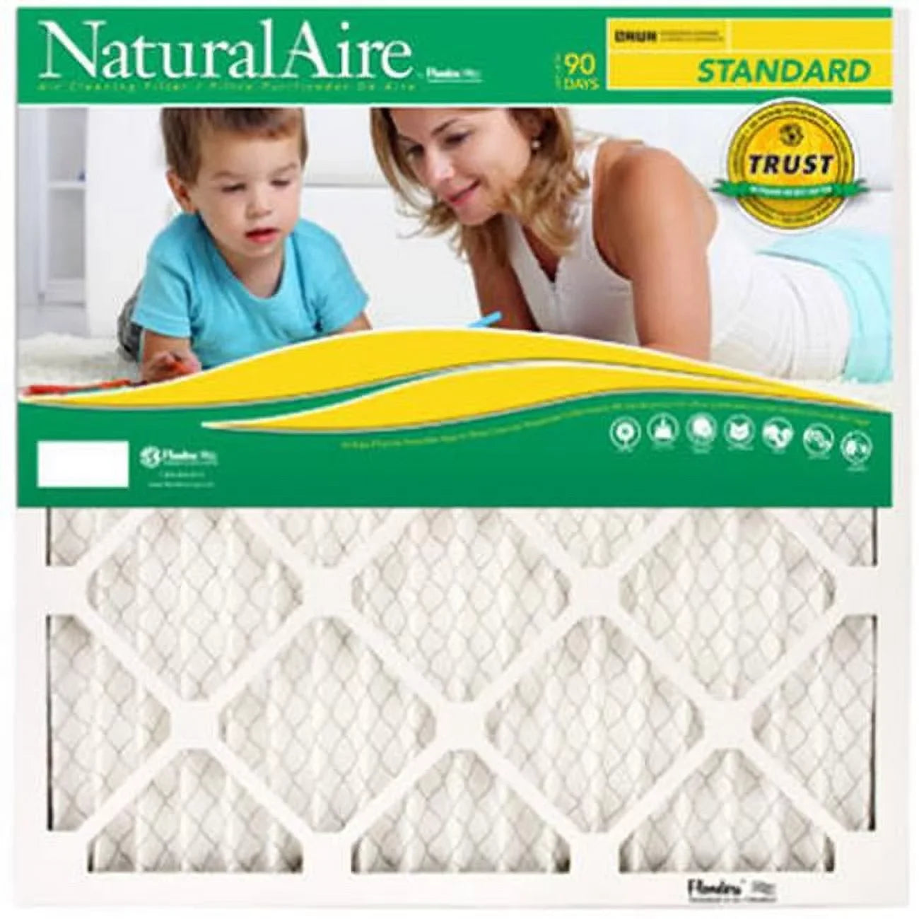Flanders 84858.011230 NaturalAire Standard Pleated Air Filter - Pack Of 12 - 29.9 x 11.9 in.