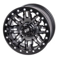 4/156 Tusk Teton Beadlock Wheel 15x7 5.0 + 2.0 Gun Metal/Black For YAMAHA Wolverine RMAX 2 1000 R-Spec 2022