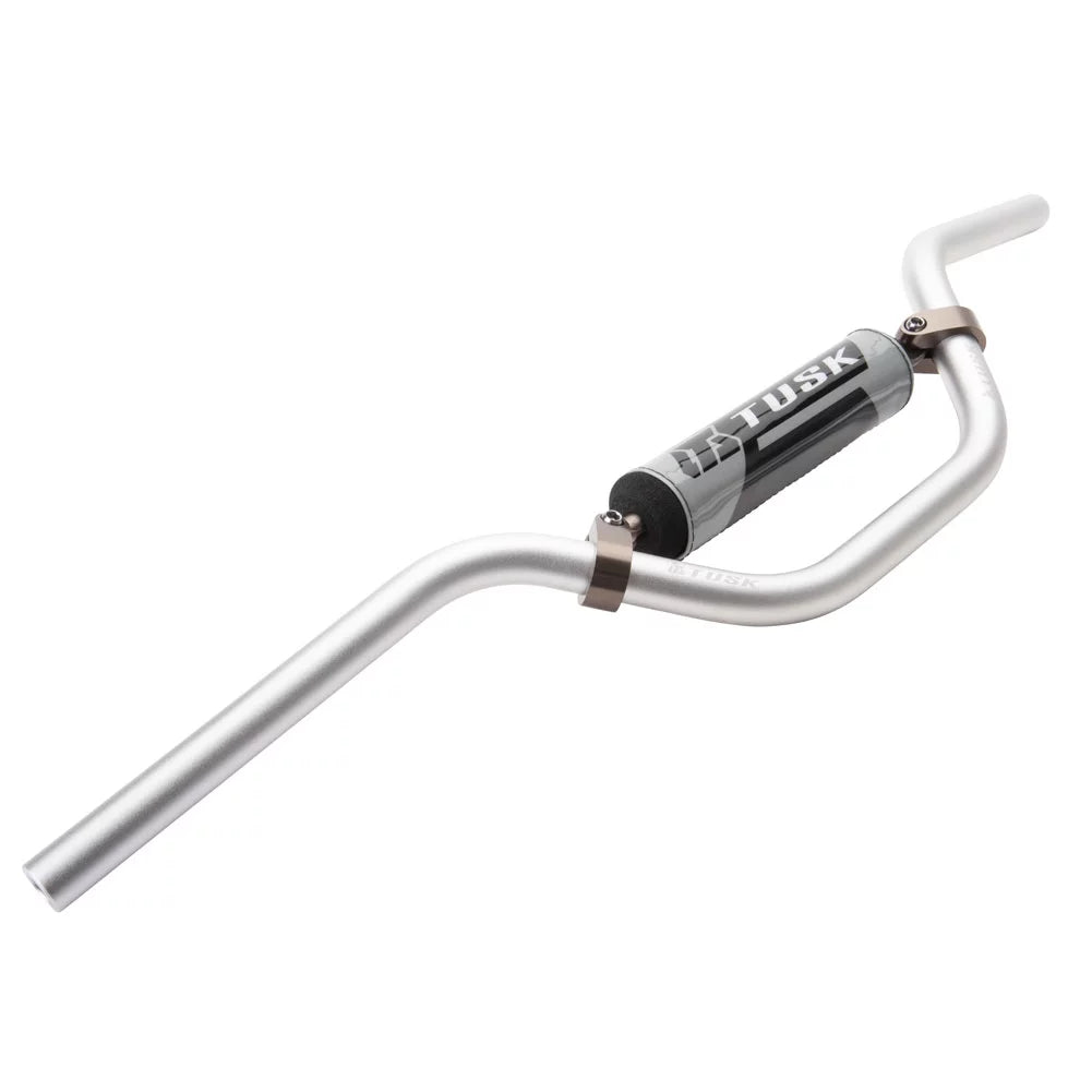 Tusk T-10 Aluminum 7/8" Handlebar SX Mini Bend Silver For LEM LX2 1997-2000