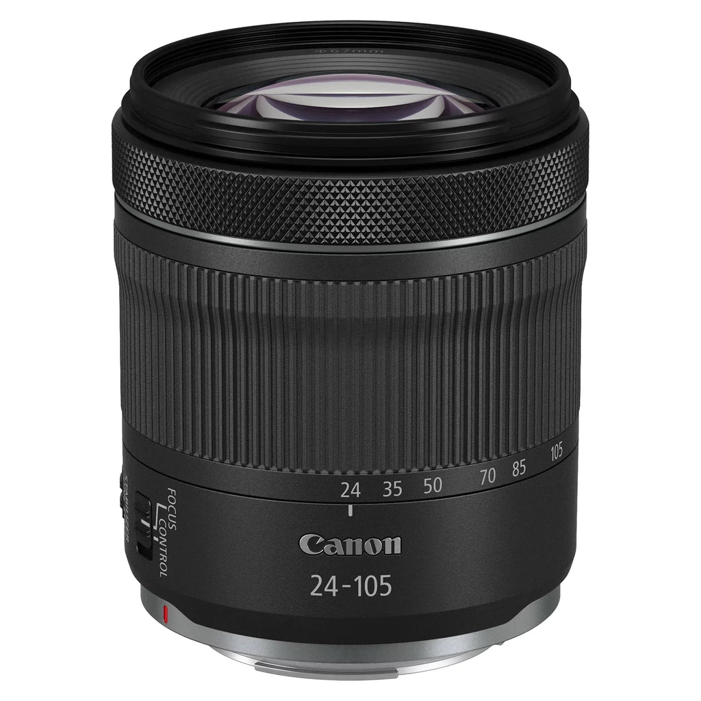 Canon EOS R6 Mark II Mirrorless Camera with RF 24-105mm Lens + EF 75-300mm + Mount Adapter + 2 Pack SanDisk 32GB Memory Card + LED Flash + Case + ZeeTech Accessory