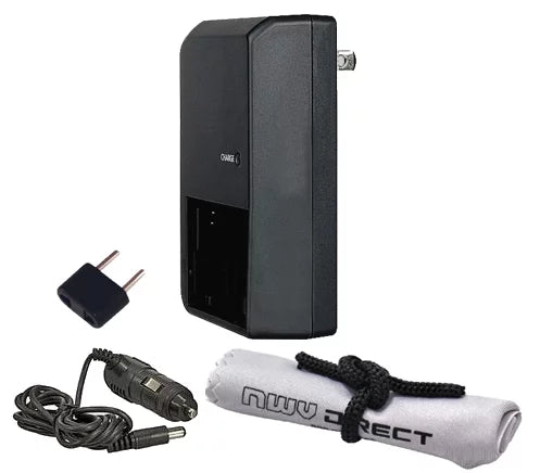 Sony Handycam HDR-XR500V Off Camera 'ligent' Rapid Charger + Nwv Direct Microfiber Cleaning Cloth.