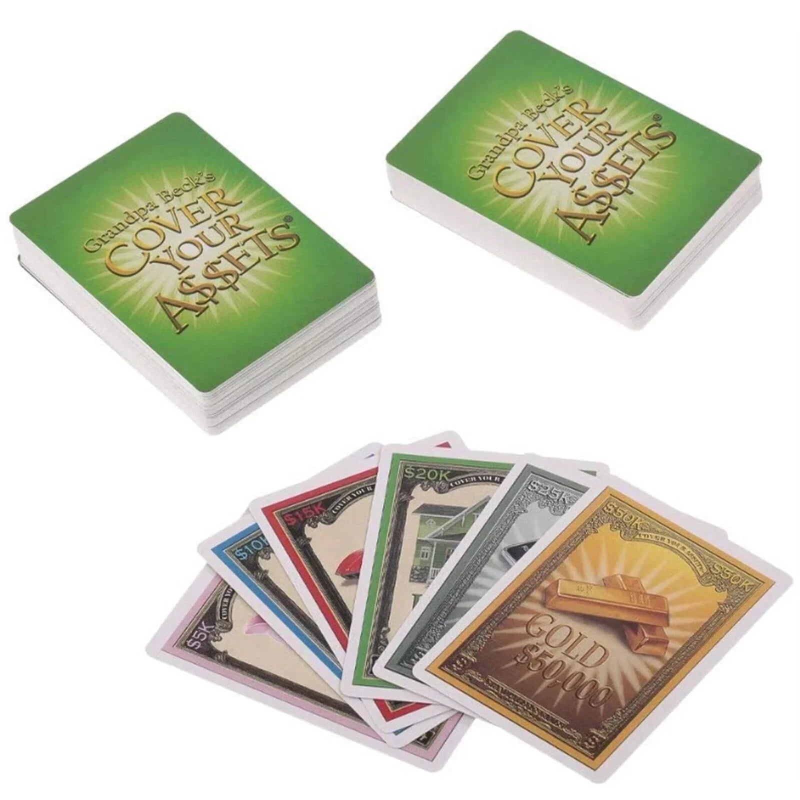 Grandpa Becks Wrap Your Assets Card Game Fun Family-Friendly Set Collecting Toy