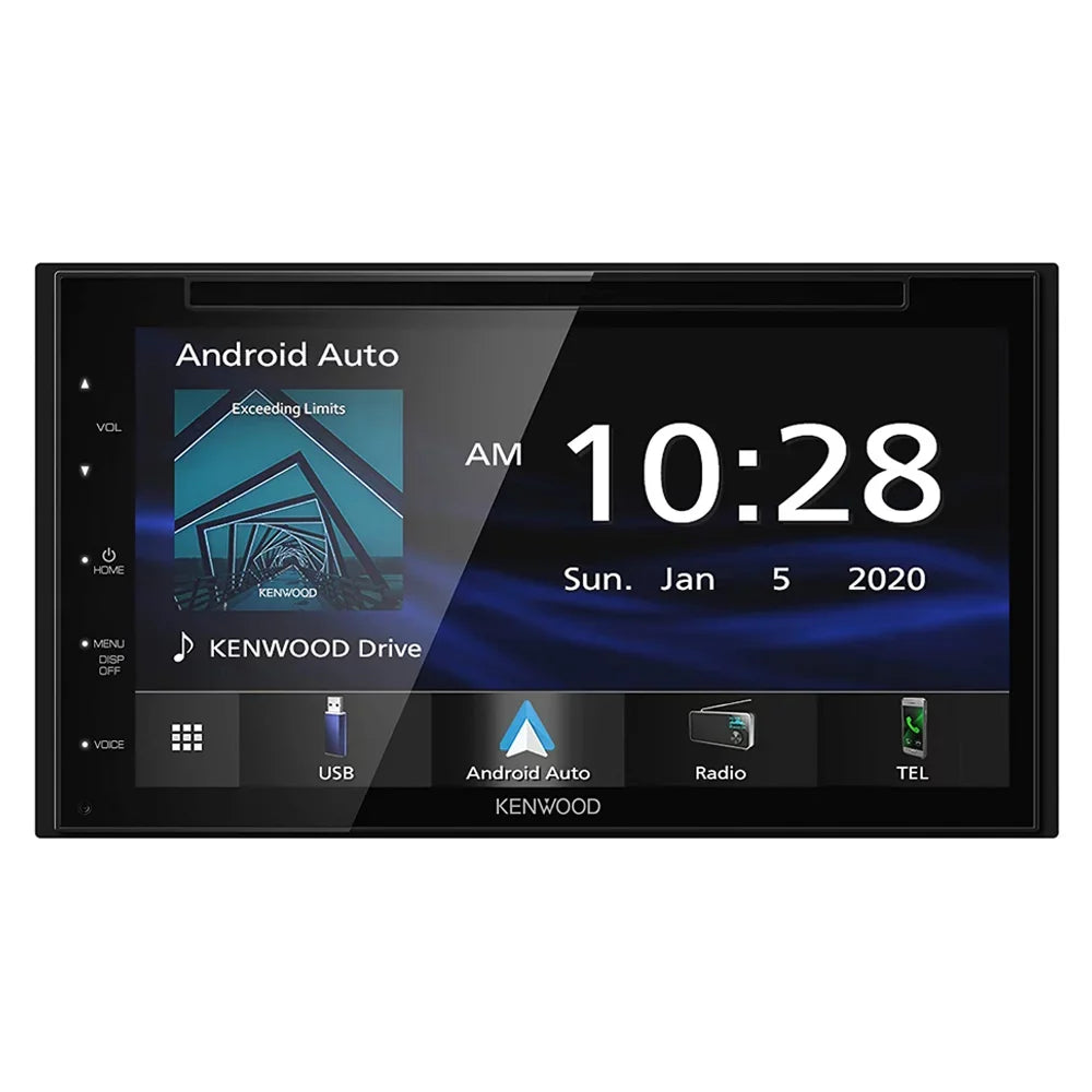 New Kenwood DDX57S 6.8 Inch DVD Receiver and CMOS-130 Universal Rear View Camera