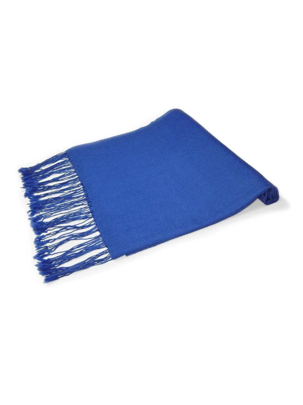 Biagio 100% Wool Pashmina Solid Scarf ROYAL BLUE Color Womens Shawl Wrap Scarve