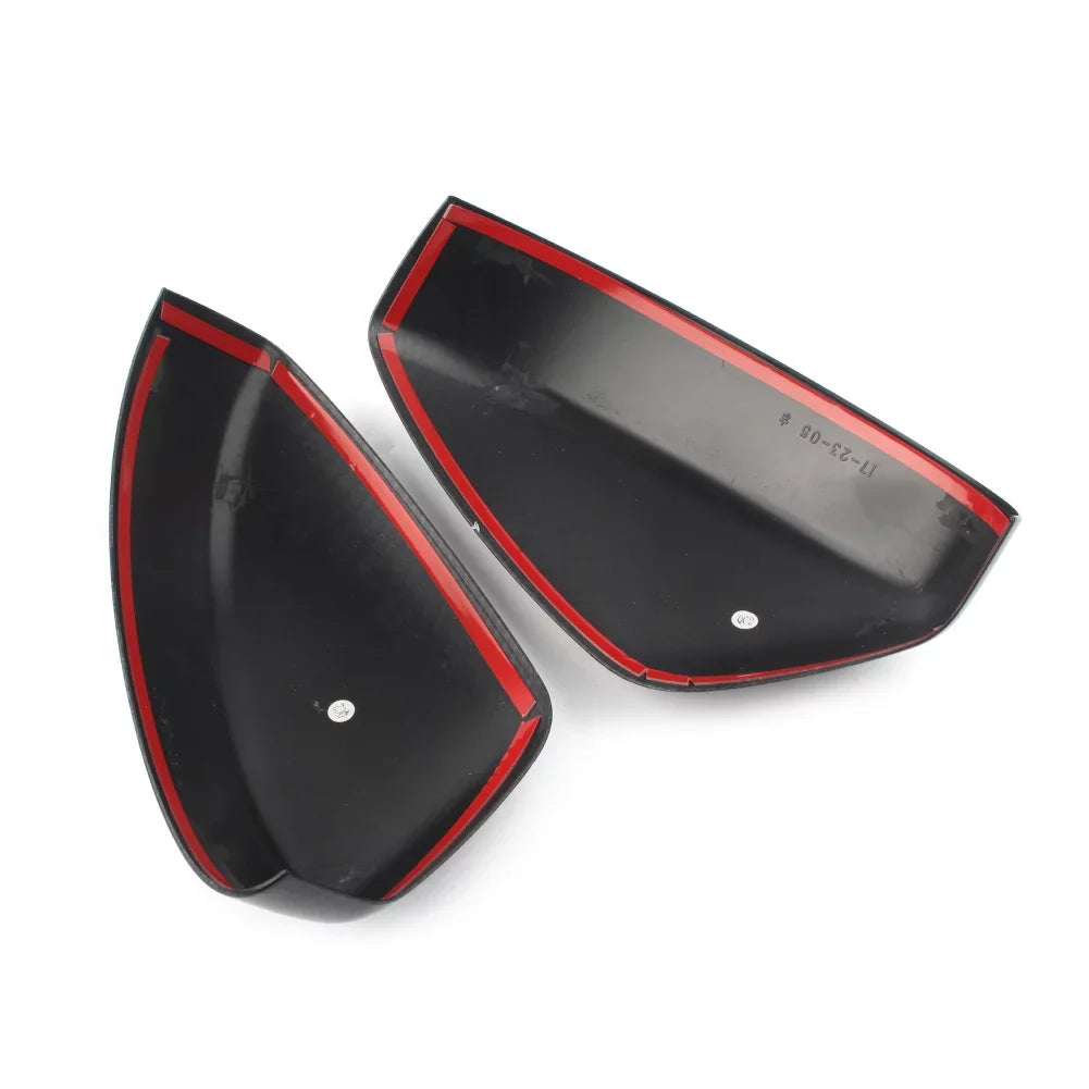 ZS Car Rearview Rear View Mirror Protection Trim For 2017 2018 2019 Mazda CX-5 ABS 2Pcs Carbon Fiber Styling