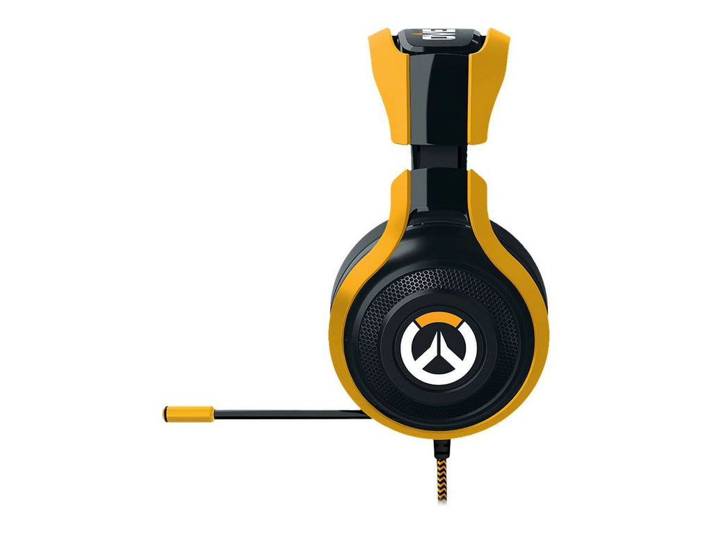 Razer Overwatch ManO'War Tournament Edition: In-Line Audio Control - Unidirectional Retractable Mic - Rotating Ear Cups - Gaming Headset Works with PC, PS4, Xbox One, Switch, & Mobile Devices