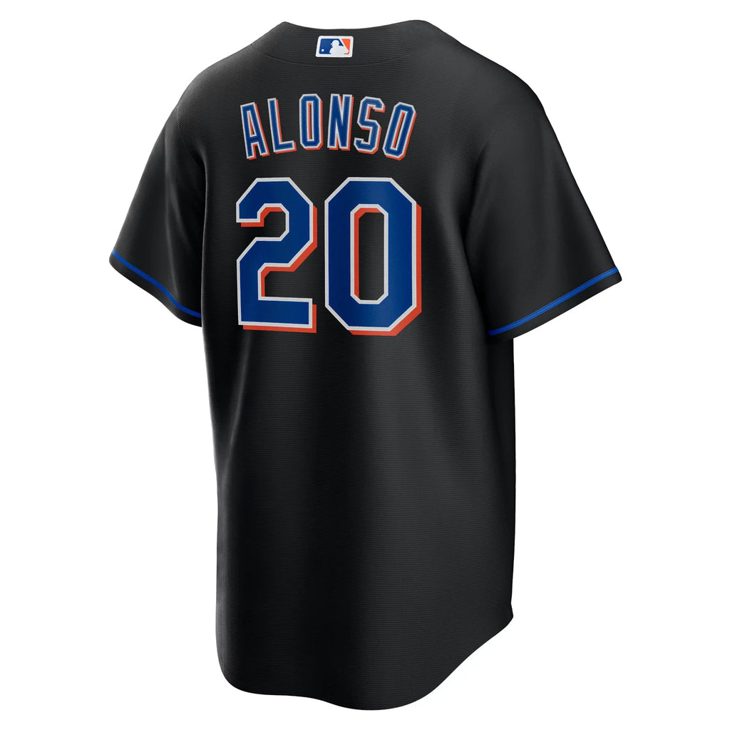 Men's Nike Pete Alonso Black New York Mets 2022 Alternate Replica Player Jersey