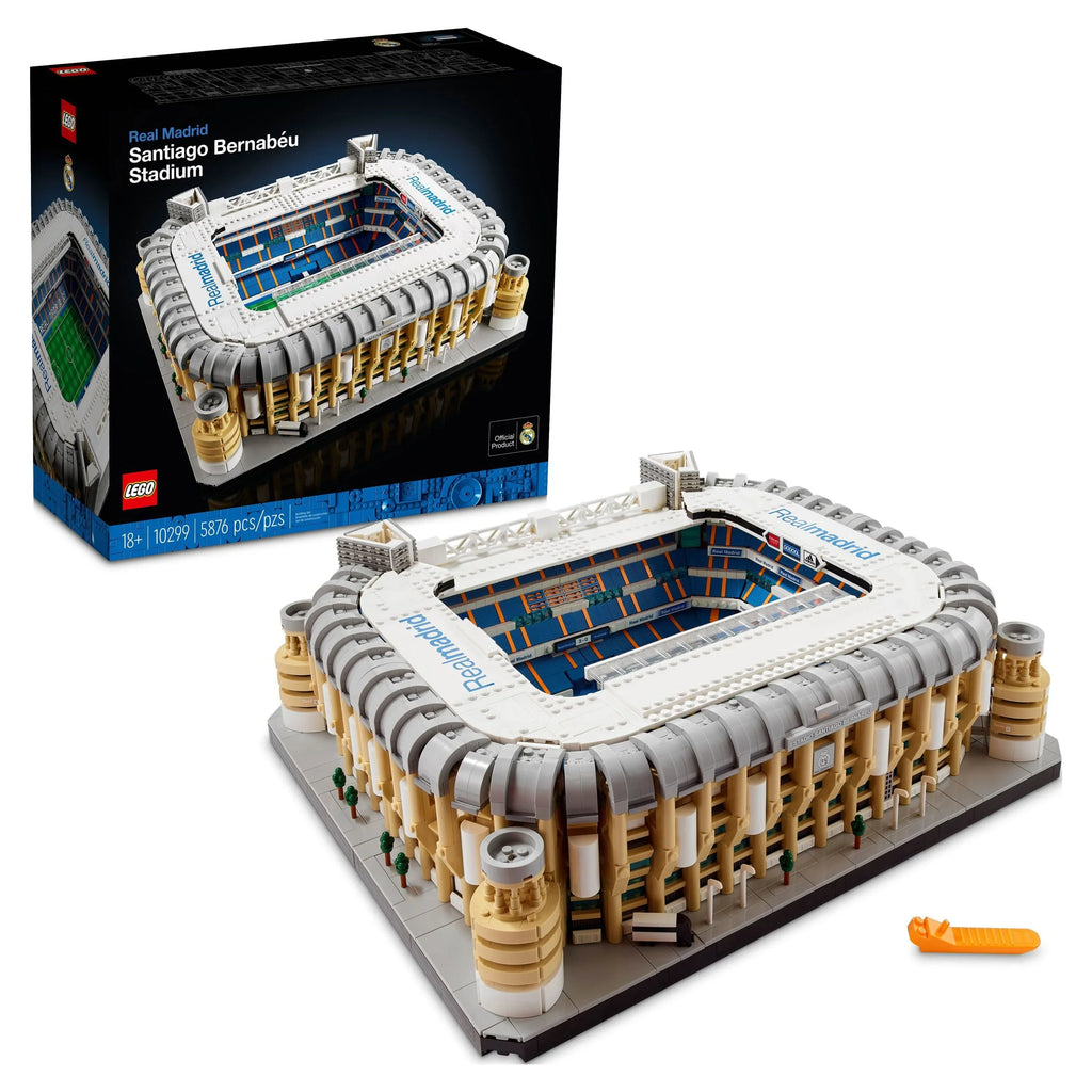 LEGO Icons Real Madrid Santiago Bernabéu Stadium 10299 Building Set - Soccer Field and Model Building Kit for Adults, Home and Office Collectible Decor Piece, Excellent Gift Idea for Sports Fans
