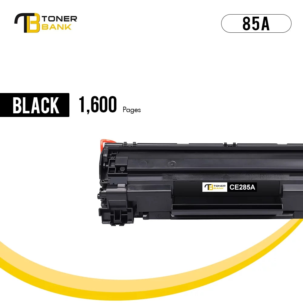 Toner Bank Matching 85A Toner Cartridge for HP CE285A 85A LaserJet Pro P1102W Pro M1212NF Pro M1132 M1210 M1130 M1212NF M1217NFW Printer Replacement Toner Ink (Black, 1-Pack)