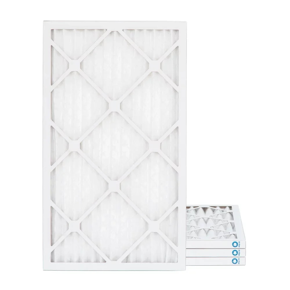 10x20x1 MERV 11 ( MPR 1000, FPR 7-8 ) Pleated 1" Air Filters for AC and Furnace. 4 PACK. Exact Size: 9-1/2 x 19-1/2 x 3/4