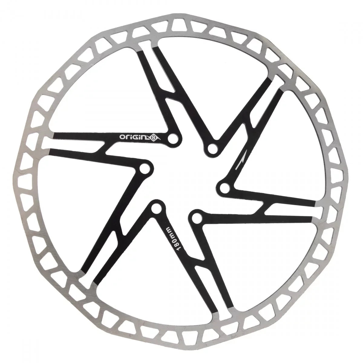 Origin-8 SpeedCheck One-Piece Disc Rotors Brake Part Disc Rotor 1p 6b 180mm Bk