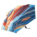 Ship Compact Folding Umbrella for Rain Windproof Travel Umbrella UPF 50+ Lightweight Packable Arc Size