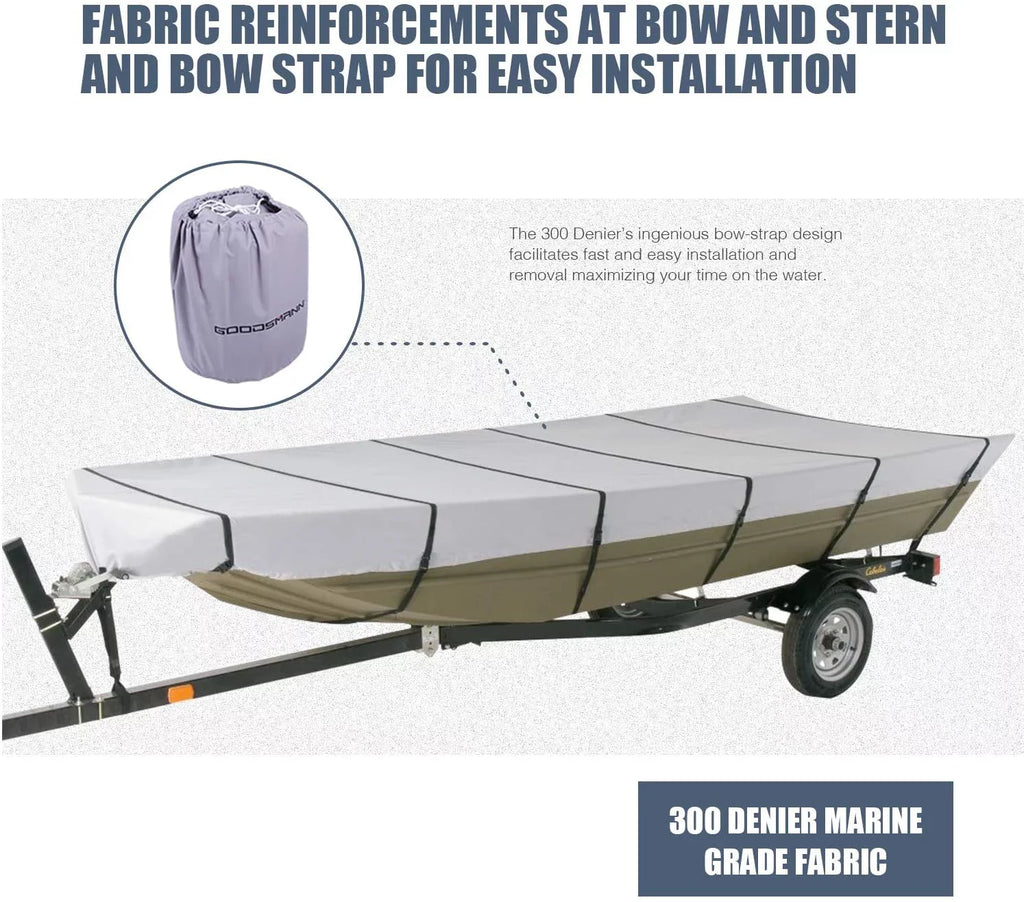 Goodsmann Jon Ship Wrap Silvery Gray Water Strong Trailerable 9921-0152-21( A, 12' L, 56"W )