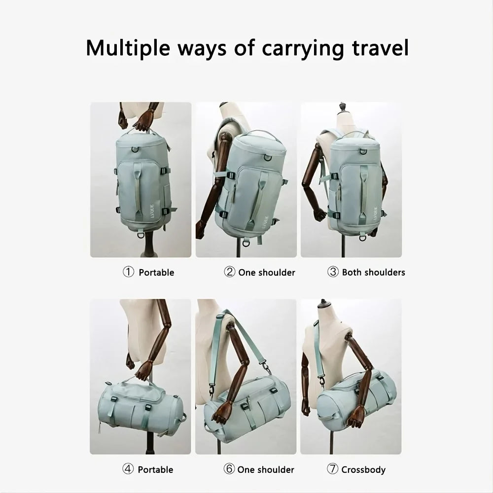 Portable Lightweight Sports Storage Bag, Multi Large-capacity Casual Bag, Shoulder Bag With Shoes Compartment