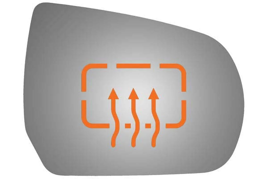 Burco Side View Mirror Replacement Glass - Clear Glass - 5533H