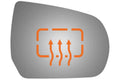 Burco Side View Mirror Replacement Glass - Clear Glass - 5533H
