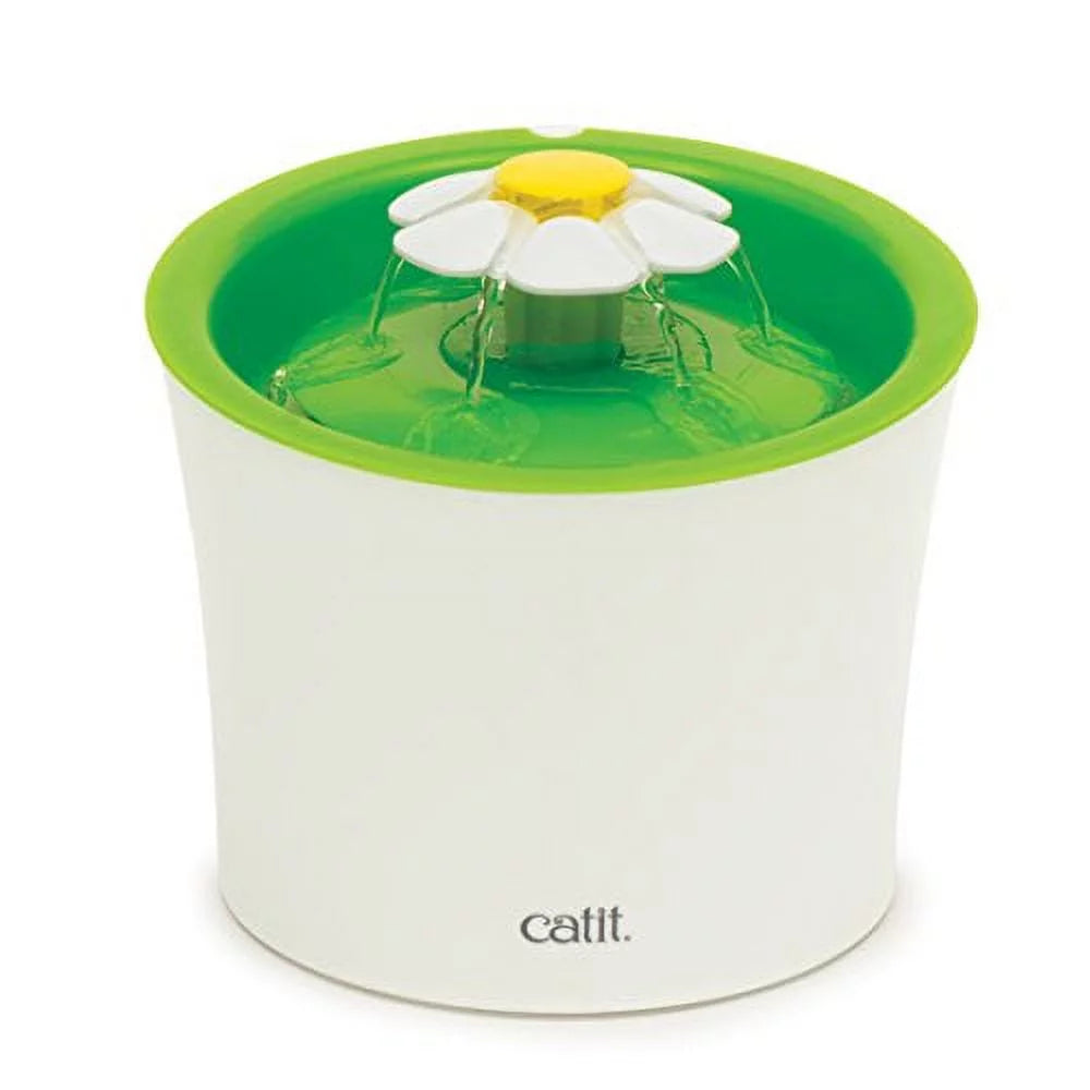 Catit Flower Fountain with Triple-Action Filter, 3L