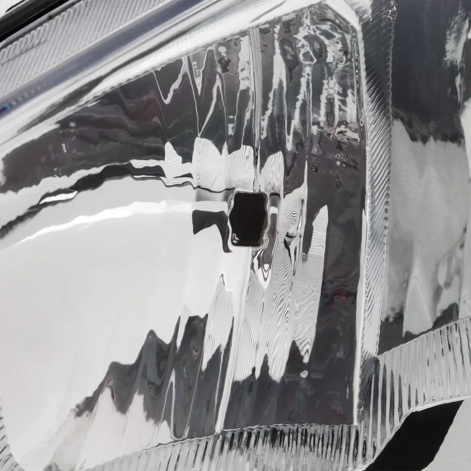 AKKON - Fits 2014 2015 2016 2017 Ford Fiesta Titanium Sedan Hatchback [Halogen Type] Chrome Headlight Driver Left Headlamp
