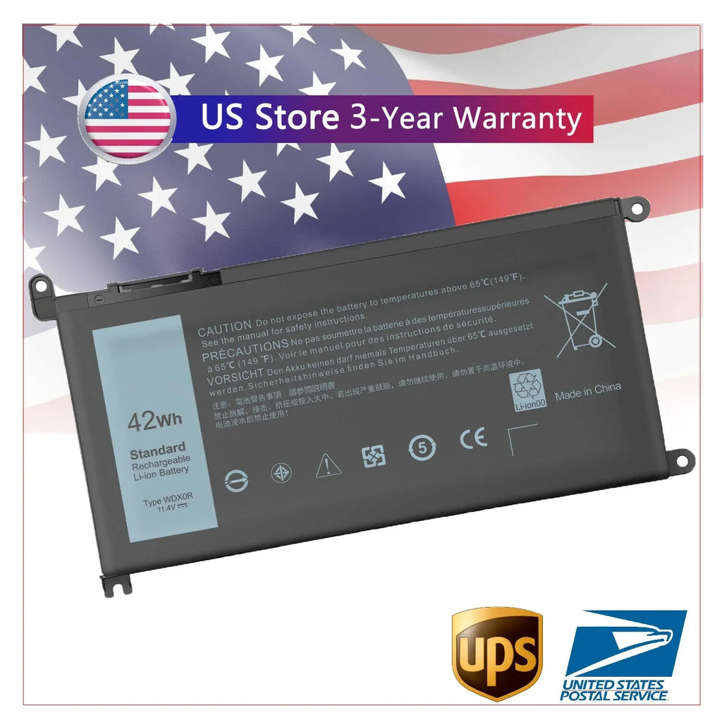 4Cell WDX0R Laptop Battery for Inspiron 13-5000 13-7000 15-5000 15-7000 NEW